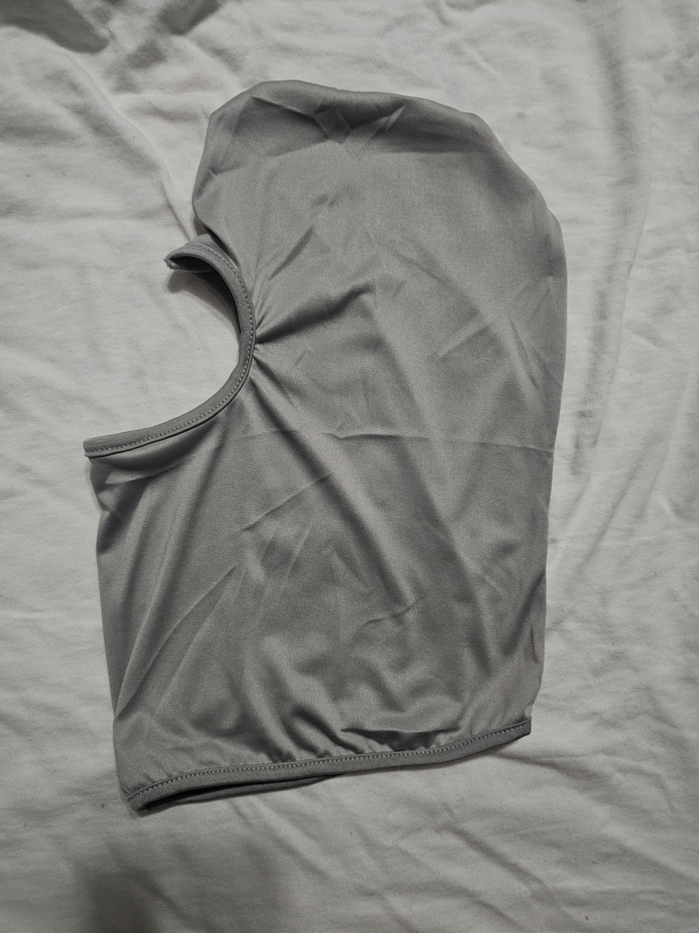 Men's Lightweight Stretch Face Mask Hood - Gray